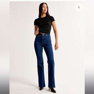 Abercrombie High Rise Vintage Flare Jean